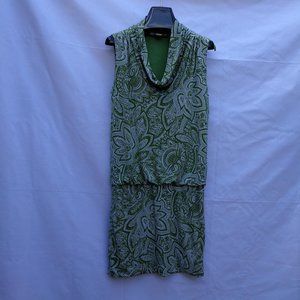 (Like New)MICHAEL KORS Sleeveless Dress Women Size: S/Green
